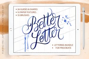 Read more about the article Better Letter Procreate Brush Bundle