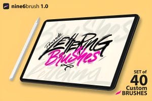 Read more about the article Nine6brush Procreate Lettering Brushes